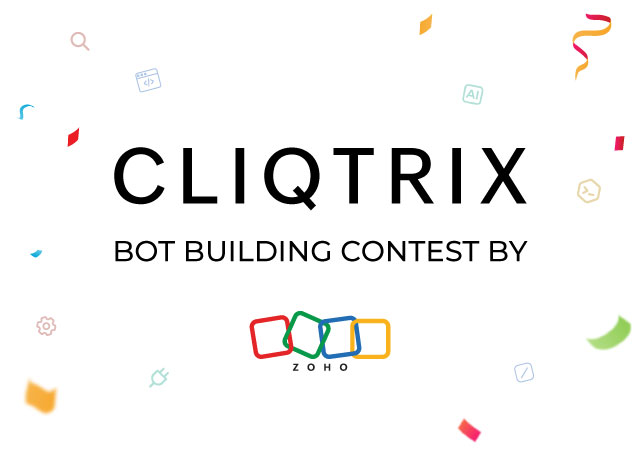 Bot building contest by zoho