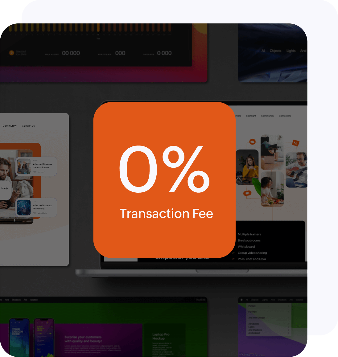 Illustration of Zero transaction fee