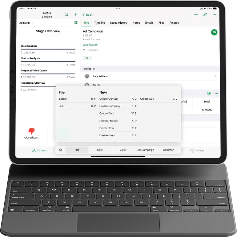 iOS 14 - Bigin by Zoho CRM