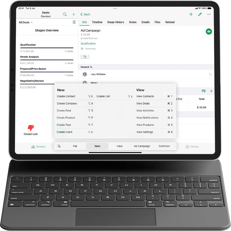 iOS 14 - Bigin by Zoho CRM